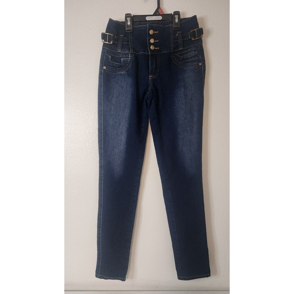 Passion woman Size 3 High Waist Strech  Skinny Jeans blue
